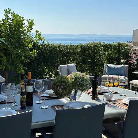 New Luxury With Sea View And Private Heated Pool, 50m From The 公寓 *