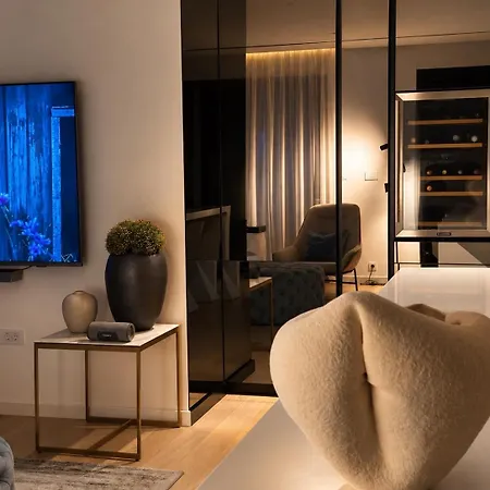 Apartamento New Luxury With Sea View And Private Heated Pool, 50m From The *